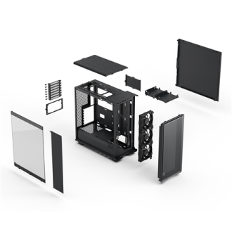 Fractal Design Case | Epoch | ATX | Black TG Light Tint Fractal Design Case | Epoch | ATX | Black TG Light Tint