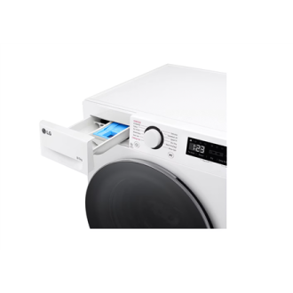 LG | Washing machine with dryer | F2DR508S1W | Energy efficiency class A-10%/E | Front loading | Washing capacity 8 kg | 1200 RP LG | Washing machine with dryer | F2DR508S1W | Energy efficiency class A-10%/E | Front loading | Washing capacity 8 kg | 1200 RP