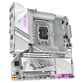 Gigabyte Z890M A ELITE WF7 ICE | Processor family Intel | Processor socket LGA1851 | DDR5 | Supported hard disk drive interfaces Gigabyte Z890M A ELITE WF7 ICE | Processor family Intel | Processor socket LGA1851 | DDR5 | Supported hard disk drive interfaces