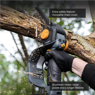 Batavia B.V. | Chainsaw | 18V Nexxsaw Cordless Brushless One-Hand V3 Ultra, Without Battery and Charger | 17.78 cm