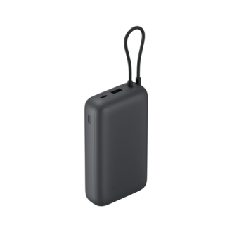Xiaomi Power Bank 20000mAh (Integrated Cable) | 20000 mAh | Dark Gray Xiaomi Power Bank 20000mAh (Integrated Cable) | 20000 mAh | Dark Gray