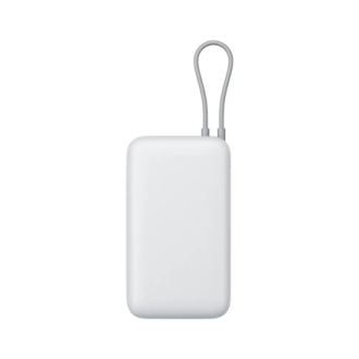 Xiaomi Power Bank 20000mAh (Integrated Cable) | 20000 mAh | Light Gray Xiaomi Power Bank 20000mAh (Integrated Cable) | 20000 mAh | Light Gray