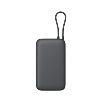 Xiaomi Power Bank 20000mAh (Integrated Cable) | 20000 mAh | Dark Gray Xiaomi Power Bank 20000mAh (Integrated Cable) | 20000 mAh | Dark Gray