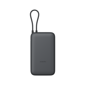 Xiaomi Power Bank 20000mAh (Integrated Cable) | 20000 mAh | Dark Gray Xiaomi Power Bank 20000mAh (Integrated Cable) | 20000 mAh | Dark Gray