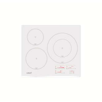 CATA Hob | INSB 6030 WH | Induction | Number of burners/cooking zones 3 | Slider touch | White CATA Hob | INSB 6030 WH | Induction | Number of burners/cooking zones 3 | Slider touch | White