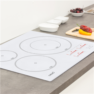 CATA Hob | INSB 6030 WH | Induction | Number of burners/cooking zones 3 | Slider touch | White CATA Hob | INSB 6030 WH | Induction | Number of burners/cooking zones 3 | Slider touch | White
