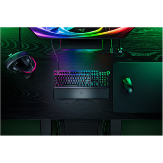 Razer Huntsman V3 Pro 8KHz | Gaming keyboard | Wired | US | Razer Analog Optical Switch Gen-2 | Black Razer Huntsman V3 Pro 8KHz | Gaming keyboard | Wired | US | Razer Analog Optical Switch Gen-2 | Black