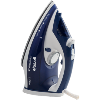 Gorenje | SIH2200BLC | Steam Iron | 2200 W | Water tank capacity 280 ml | Continuous steam 30 g/min | Steam boost performance 90 Gorenje | SIH2200BLC | Steam Iron | 2200 W | Water tank capacity 280 ml | Continuous steam 30 g/min | Steam boost performance 90