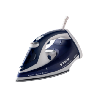 Gorenje | SIH2200BLC | Steam Iron | 2200 W | Water tank capacity 280 ml | Continuous steam 30 g/min | Steam boost performance 90 Gorenje | SIH2200BLC | Steam Iron | 2200 W | Water tank capacity 280 ml | Continuous steam 30 g/min | Steam boost performance 90