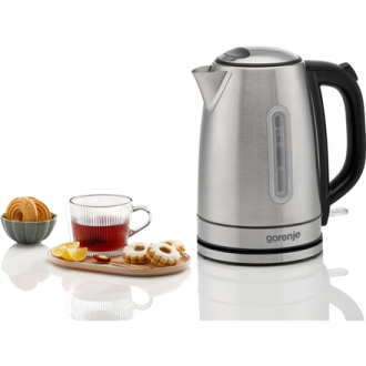 Gorenje Kettle | K17DS | Electric | 2200 W | 1.7 L | Stainless steel | 360 rotational base | Stainless steel