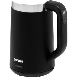 Gorenje | Kettle | K17TRDW | Electric | 2200 W | 1.7 L | Plastic/Metal | 360 rotational base | Black