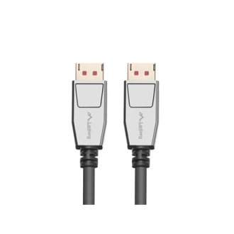 Lanberg DisplayPort M/M Cable 20 PIN V1.4 8K 60HZ | CA-DPDP-20CU-0010-BK | 1 m Lanberg DisplayPort M/M Cable 20 PIN V1.4 8K 60HZ | CA-DPDP-20CU-0010-BK | 1 m