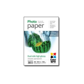 ColorWay Photo Paper, 50 sheets | Dual-side High Glossy | 155 g/m | A4 ColorWay Photo Paper, 50 sheets | Dual-side High Glossy | 155 g/m | A4