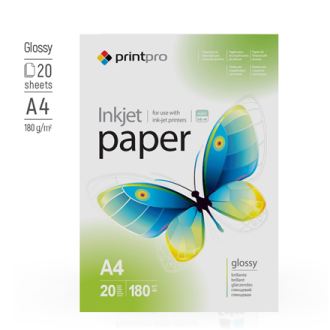 ColorWay PrintPro Photo Paper, 20 sheets | High Glossy | 180 g/m | A4 ColorWay PrintPro Photo Paper, 20 sheets | High Glossy | 180 g/m | A4