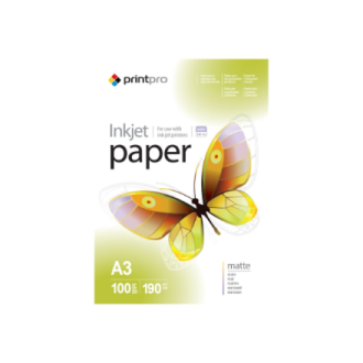 ColorWay PrintPro Photo Paper, 100 sheets | Matte | 190 g/m | A3 ColorWay PrintPro Photo Paper, 100 sheets | Matte | 190 g/m | A3