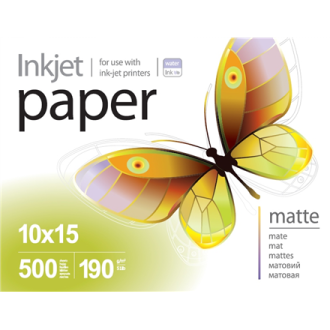 ColorWay PrintPro Photo Paper, 500 sheets | Matte | 190 g/m | 10x15 ColorWay PrintPro Photo Paper, 500 sheets | Matte | 190 g/m | 10x15