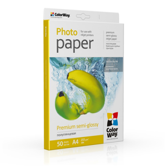 ColorWay Photo Paper, 50 sheets | Premium Semi-Glossy | 255 g/m | A4 ColorWay Photo Paper, 50 sheets | Premium Semi-Glossy | 255 g/m | A4