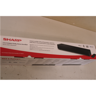 SALE OUT. | Sharp | 2.0.2 Compact Dolby Atmos Soundbar | HT-SB700 | 140 W | DEMO | Bluetooth | Black | Wireless connection SALE OUT. | Sharp | 2.0.2 Compact Dolby Atmos Soundbar | HT-SB700 | 140 W | DEMO | Bluetooth | Black | Wireless connection