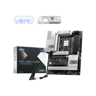MSI PRO Z890-A WIFI | Processor family Intel | Processor socket LGA1851 | DDR5 UDIMM | Supported hard disk drive interfaces SATA MSI PRO Z890-A WIFI | Processor family Intel | Processor socket LGA1851 | DDR5 UDIMM | Supported hard disk drive interfaces SATA