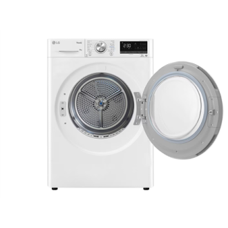 LG Dryer Machine | RH80V9AV3N | Energy efficiency class C | Front loading | 8 kg | LED | Depth 69 cm | Wi-Fi | White LG Dryer Machine | RH80V9AV3N | Energy efficiency class C | Front loading | 8 kg | LED | Depth 69 cm | Wi-Fi | White