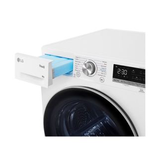 LG Dryer Machine | RH80V9AV3N | Energy efficiency class C | Front loading | 8 kg | LED | Depth 69 cm | Wi-Fi | White LG Dryer Machine | RH80V9AV3N | Energy efficiency class C | Front loading | 8 kg | LED | Depth 69 cm | Wi-Fi | White