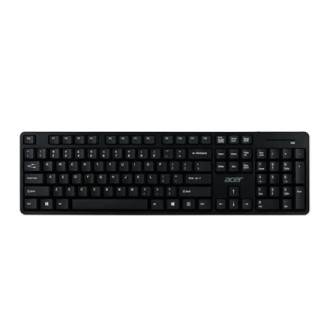 Acer Keyboard and Mouse AAK410 (Retail Pack) | Keyboard and Mouse Set | Wireless | US | Black Acer Keyboard and Mouse AAK410 (Retail Pack) | Keyboard and Mouse Set | Wireless | US | Black