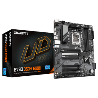 Gigabyte B760 DS3H GEN5 | Processor family Intel | Processor socket LGA1700 | DDR5 | Supported hard disk drive interfaces M.2, S Gigabyte B760 DS3H GEN5 | Processor family Intel | Processor socket LGA1700 | DDR5 | Supported hard disk drive interfaces M.2, S