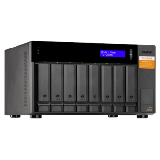QNAP High-performance desktop SATA 6Gbps JBOD storage enclosure | TL-D800S QNAP High-performance desktop SATA 6Gbps JBOD storage enclosure | TL-D800S