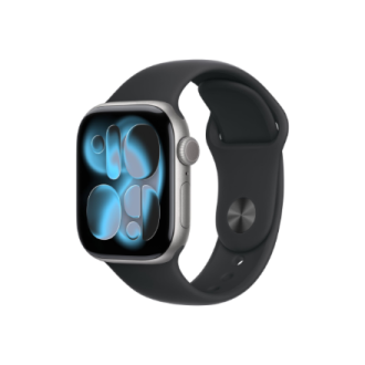 Apple Watch Series 11 GPS + Cellular 42mm Space Grey Aluminium Case with Black Sport Band - M/L | Apple Apple Watch Series 11 GPS + Cellular 42mm Space Grey Aluminium Case with Black Sport Band - M/L | Apple