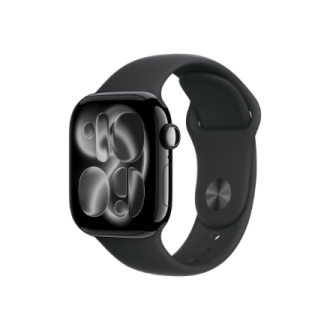 Apple Watch Series 11 GPS + Cellular 42mm Jet Black Aluminium Case with Black Sport Band - M/L | Apple Apple Watch Series 11 GPS + Cellular 42mm Jet Black Aluminium Case with Black Sport Band - M/L | Apple