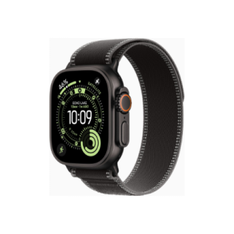 Apple Watch Ultra 3 GPS + Cellular 49mm Black Titanium Case with Black/Charcoal Trail Loop - S/M | Apple