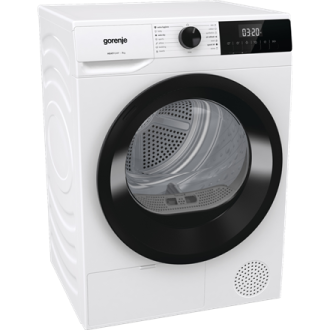 Gorenje Dryer Machine | D2HNE7E | Energy efficiency class E | Front loading | 7 kg | Heat pump | LED | Depth 51 cm | White Gorenje Dryer Machine | D2HNE7E | Energy efficiency class E | Front loading | 7 kg | Heat pump | LED | Depth 51 cm | White