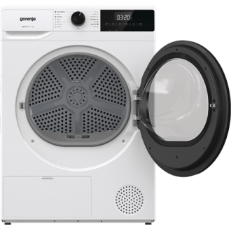 Gorenje Dryer Machine | D2HNE7E | Energy efficiency class E | Front loading | 7 kg | Heat pump | LED | Depth 51 cm | White Gorenje Dryer Machine | D2HNE7E | Energy efficiency class E | Front loading | 7 kg | Heat pump | LED | Depth 51 cm | White