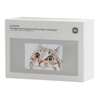 Xiaomi Portable Dye-Sublimation Photo Paper (20 Sheets) | 2x3-inch Xiaomi Portable Dye-Sublimation Photo Paper (20 Sheets) | 2x3-inch