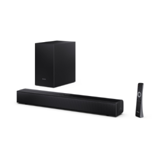 Sharp Compact 2.1 Soundbar with Wireless Subwoofer | HT-SBW121 | 240 W | Bluetooth | Wireless connection | Black