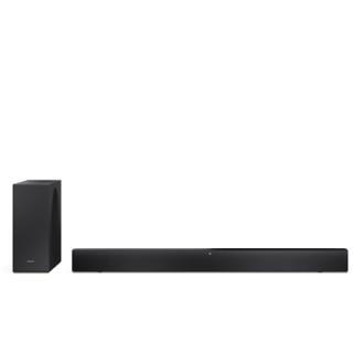 Sharp 2.1 Dolby Atmos/DTS Virtual:X Soundbar with Slim Wireless Subwoofer | HT-SBW310 | 330 W | Bluetooth | Wireless connection Sharp 2.1 Dolby Atmos/DTS Virtual:X Soundbar with Slim Wireless Subwoofer | HT-SBW310 | 330 W | Bluetooth | Wireless connection