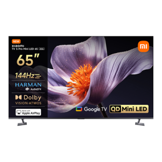 TV | S Pro Mini LED 65 2026 | Xiaomi 65 | Smart TV | Google TV | 4K UHD | Dark Grey TV | S Pro Mini LED 65 2026 | Xiaomi 65 | Smart TV | Google TV | 4K UHD | Dark Grey