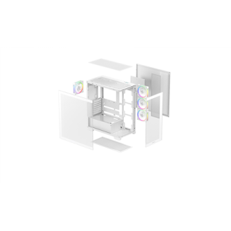 Deepcool Case | CG580 4F V2 WH | ATX | White Deepcool Case | CG580 4F V2 WH | ATX | White