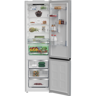 BEKO Refrigerator | B5RCNA416HXB | Energy efficiency class C | Free standing | Combi | Height 203.5 cm | No Frost system | Fridg BEKO Refrigerator | B5RCNA416HXB | Energy efficiency class C | Free standing | Combi | Height 203.5 cm | No Frost system | Fridg