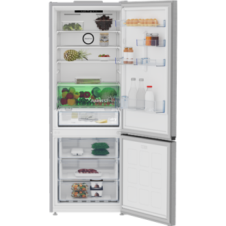 BEKO Refrigerator | B3RCNE564HXB | Energy efficiency class E | Free standing | Combi | Height 192 cm | No Frost system | Fridge BEKO Refrigerator | B3RCNE564HXB | Energy efficiency class E | Free standing | Combi | Height 192 cm | No Frost system | Fridge