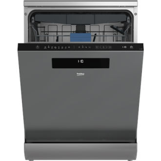 BEKO Dishwasher | DEN48530X | Freestanding | Width 60 cm | Number of place settings 15 | Number of programs 8 | Energy efficienc