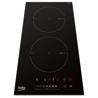 BEKO Hob | HDI32400TO | Induction | Number of burners/cooking zones 2 | Touch control | Timer | Black BEKO Hob | HDI32400TO | Induction | Number of burners/cooking zones 2 | Touch control | Timer | Black