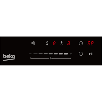 BEKO Hob | HDI32400TO | Induction | Number of burners/cooking zones 2 | Touch control | Timer | Black BEKO Hob | HDI32400TO | Induction | Number of burners/cooking zones 2 | Touch control | Timer | Black