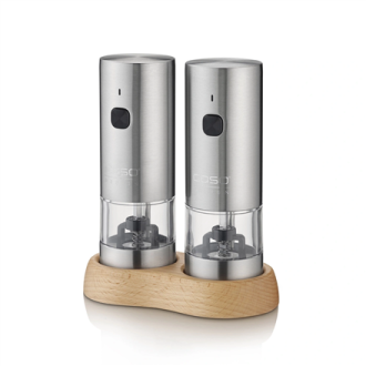 Caso Salt and Pepper Grinder | SpiceDuo | Electric | Housing material Stainless steel | Lithium Caso Salt and Pepper Grinder | SpiceDuo | Electric | Housing material Stainless steel | Lithium