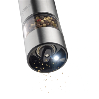 Caso Salt and Pepper Grinder | SpiceDuo | Electric | Housing material Stainless steel | Lithium Caso Salt and Pepper Grinder | SpiceDuo | Electric | Housing material Stainless steel | Lithium