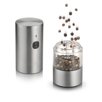 Caso Salt and Pepper Grinder | SpiceDuo | Electric | Housing material Stainless steel | Lithium Caso Salt and Pepper Grinder | SpiceDuo | Electric | Housing material Stainless steel | Lithium