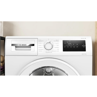 Bosch Dryer machine with heat pump | WTH85V0MSN | Energy efficiency class E | Front loading | 8 kg | LED | Depth 61 cm | White Bosch Dryer machine with heat pump | WTH85V0MSN | Energy efficiency class E | Front loading | 8 kg | LED | Depth 61 cm | White
