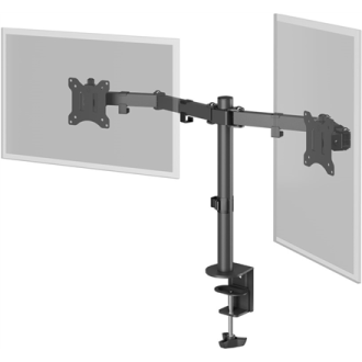Goobay Dual Monitor Mount Flex | Swivel, Tilt, Rotation | 17-32 Goobay Dual Monitor Mount Flex | Swivel, Tilt, Rotation | 17-32