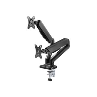 Goobay Desk Mount | Double Monitor Mount with Gas Spring | Swivel, Tilt, Rotation | 17-32 Goobay Desk Mount | Double Monitor Mount with Gas Spring | Swivel, Tilt, Rotation | 17-32