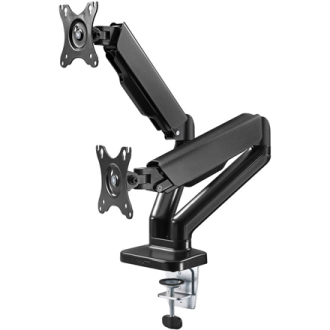Goobay Desk Mount | Double Monitor Mount with Gas Spring | Swivel, Tilt, Rotation | 17-32 Goobay Desk Mount | Double Monitor Mount with Gas Spring | Swivel, Tilt, Rotation | 17-32